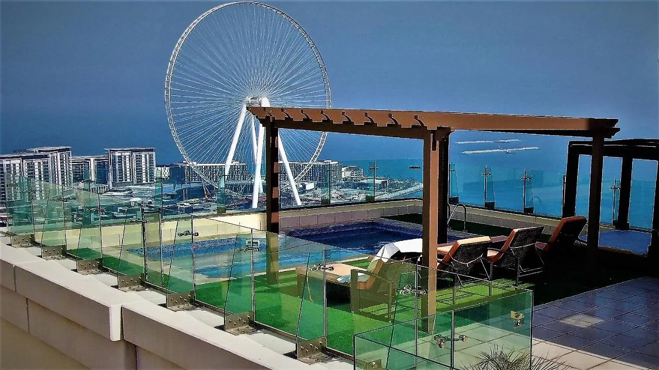 Dubai Jbr Amaz Penthouse Front Sea 5 Plus 1 Bdr Private Climatized Pool