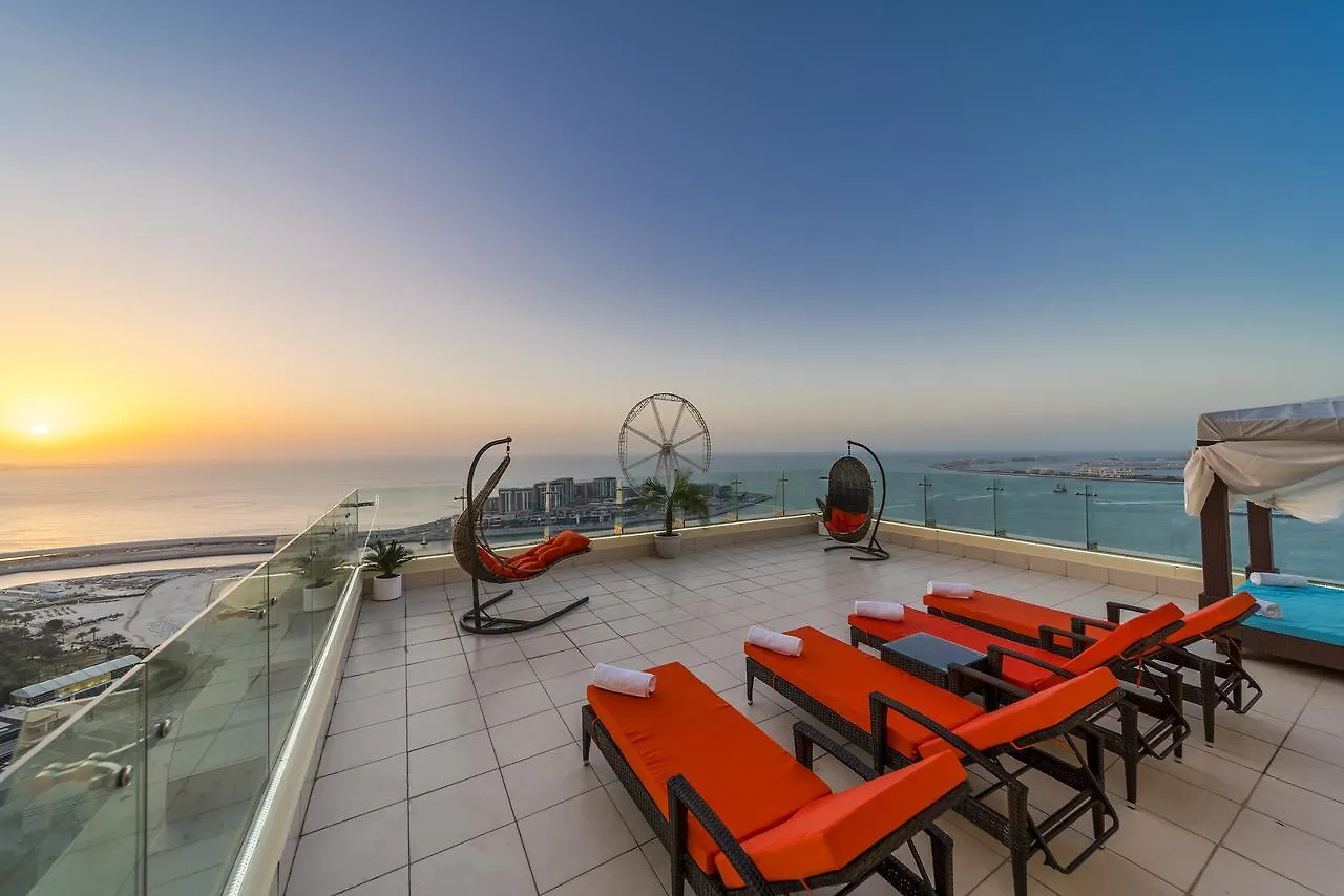 Dubai Jbr Amaz Penthouse Front Sea 5 Plus 1 Bdr Private Climatized Pool United Arab Emirates